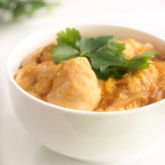 ささみで作るふわふわ親子丼