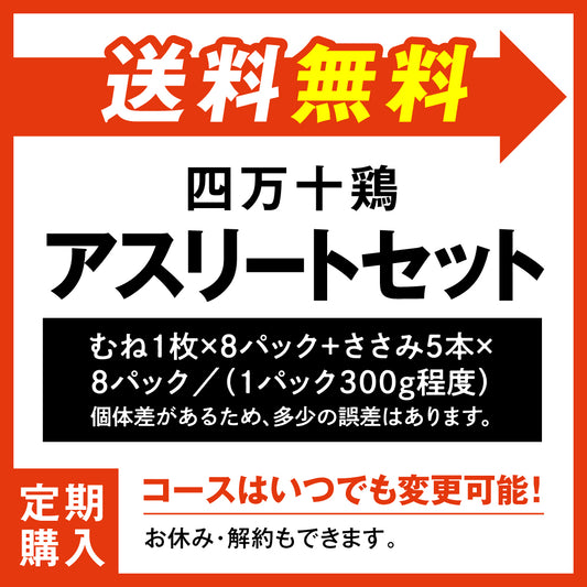 四万十鶏 定期購入 アスリートセット