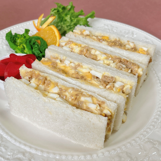 鶏そぼろの親子サンド