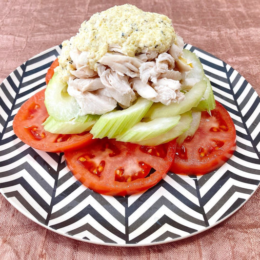 ささみとセロリのイタリアンサラダ