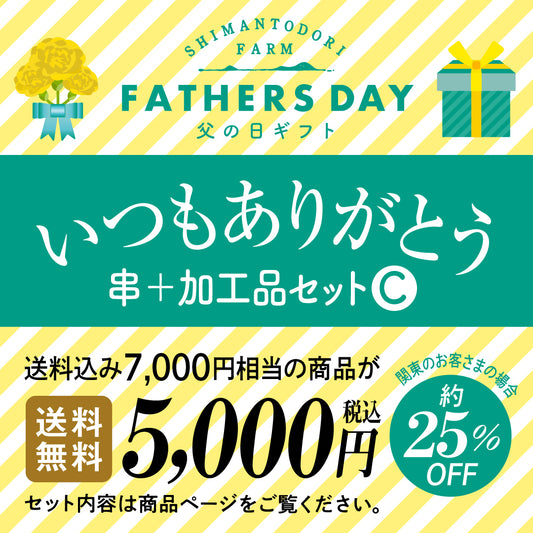 父の日ギフト　いつもありがとう　【串＋加工品セットC】