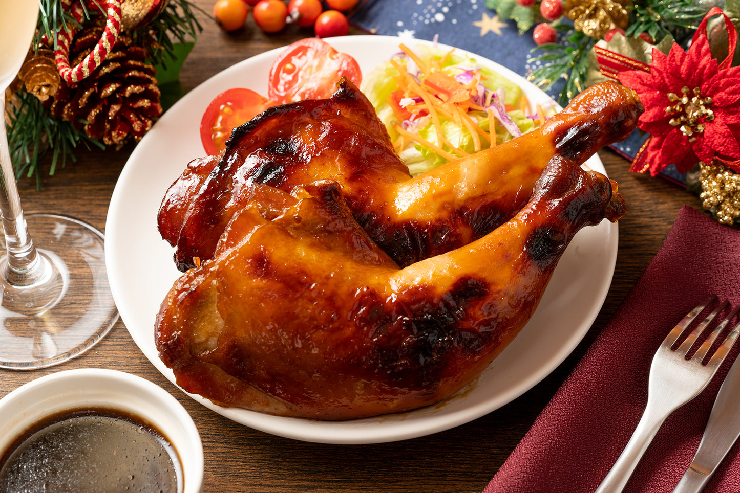 【Christmas限定】四万十鶏骨つきもも8本セット